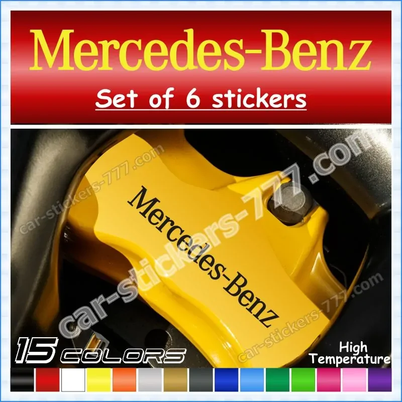Mercedes-Benz Brake Caliper Decals Stickers