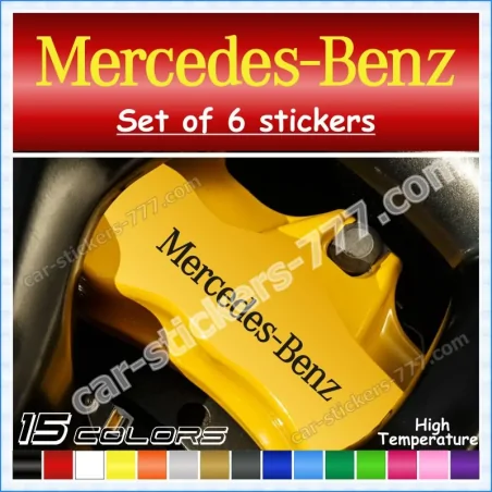 Mercedes-Benz Brake Caliper Decals Stickers
