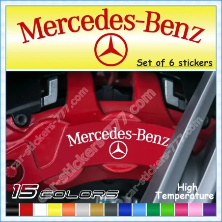Mercedes-Benz Brake Caliper Decals Stickers Design 2