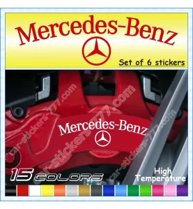 Mercedes-Benz Brake Caliper Decals Stickers Design 2