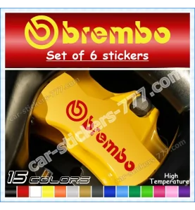 Brembo Brake Caliper Decals Stickers