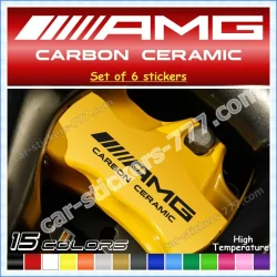 AMG Carbon Ceramic / Mercedes-Benz Brake Caliper Decals Stickers