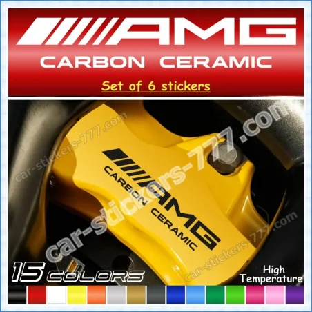 AMG Carbon Ceramic / Mercedes-Benz Brake Caliper Decals Stickers