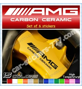 AMG Carbon Ceramic / Mercedes-Benz Brake Caliper Decals Stickers