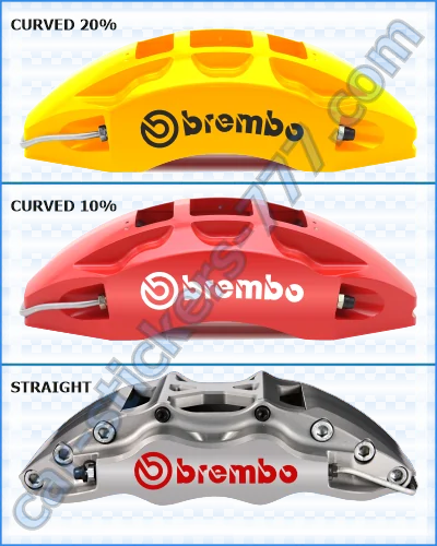 Brembo Brake Caliper Decals Stickers