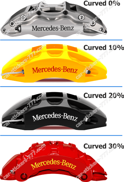 Mercedes-Benz Brake Caliper Decals Stickers