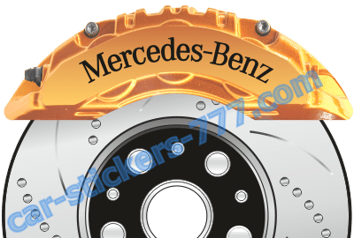 Mercedes-Benz Brake Caliper Decals Stickers
