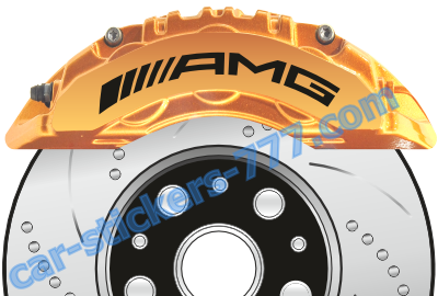 AMG_Mercedes-Benz Brake Caliper Decals Stickers