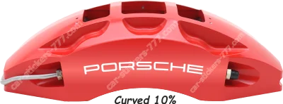Porsche Brake Caliper Decals Stickers